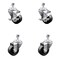 Service Caster 3.5 Inch SS Phenolic Wheel Swivel 1/2 Inch Threaded Stem Caster Brakes SCC, 2PK SCC-SSTS20S3514-PHS-121315-2-TLB2 - alternate 1